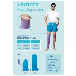 Bloccs (Coolmax) Hungary Gipszvédő Felnőtt lábszár Prot. - 