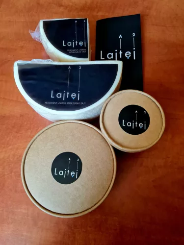 Lajtej lajoskomáromi félkemény sajt 500g - Bio és natúr élelmiszerek