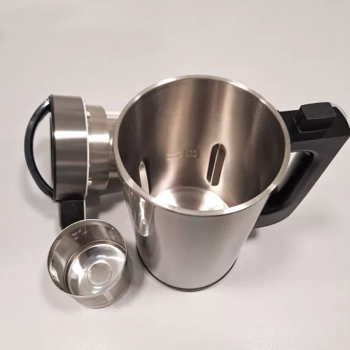 Vegital Smile Max Inox, szűrőkosaras növényi italkészítő gép, 1.5L