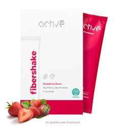 active FiberShake - 7 adag - strawberry - Bio és natúr étrendkiegészítők