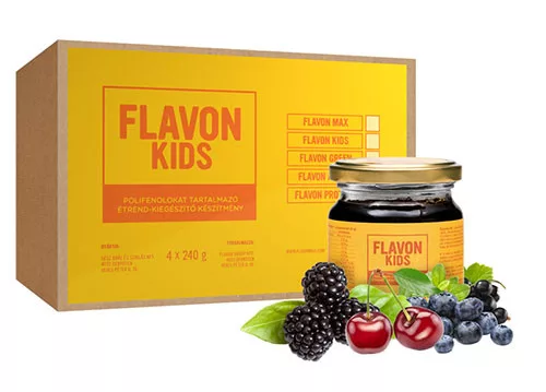 Flavon Kids 4 üveg (flavonmax) - Bio és natúr étrendkiegészítők