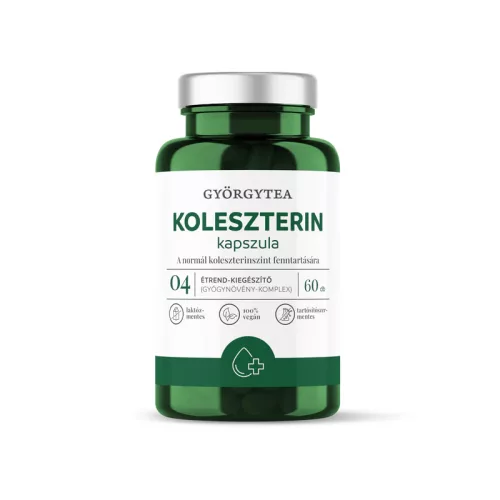 Györgytea Koleszterin kapszula - Bio és natúr étrendkiegészítők