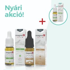 Magna akciós csomag: 2 db Magna CBD olaj 5% + ajándék Magna CBD olaj 2,5% - Bio és natúr étrendkiegészítők