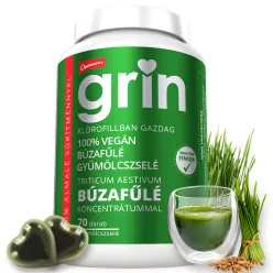 Nani GRIN búzafűlé gyümölcszselé (70db) klorofilban gazdag Triticum Aestivum koncentrátummal - Bio és natúr étrendkiegészítők