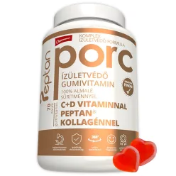Nani PEPTAN PORC ízületvédő gumivitamin (70db) PEPTAN kollagénnel – több, mint 1 havi adag - Bio és natúr étrendkiegészítők