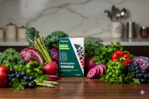 Vegnum B-komplex + bakopa 30 db - Bio és natúr étrendkiegészítők