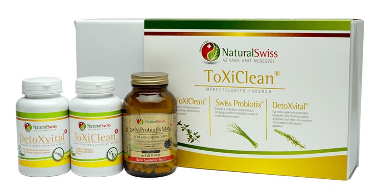 NaturalSwiss ToXiClean Méregtelenítő Program 1csomag