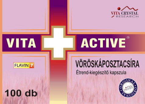 Vita Crystal Vita+Active Vöröskáposztacsíra kapszula 100db akciós termékkép 1