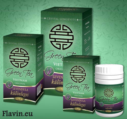 Vita Crystal Green Tea levendula 100g