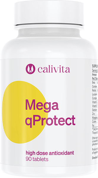 CaliVita Mega qProtect tabletta Megadózisú antioxidáns 90db