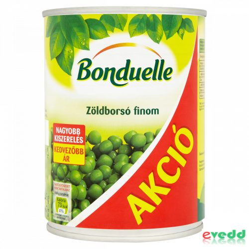 Bonduelle zöldborsó maxipack 545 g akciós termékkép 1