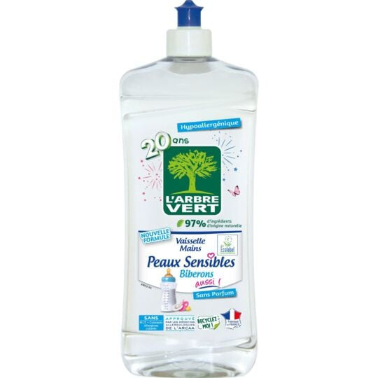Larbre vert mosogatószer baba és bőrbarát 750 ml akciós termékkép 1