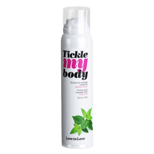 Tickle my body - masszázs hab - menta (150ml)