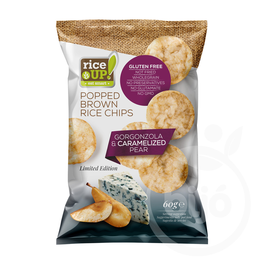 Rice Up chips gorgonzola sajtos ízű 60 g