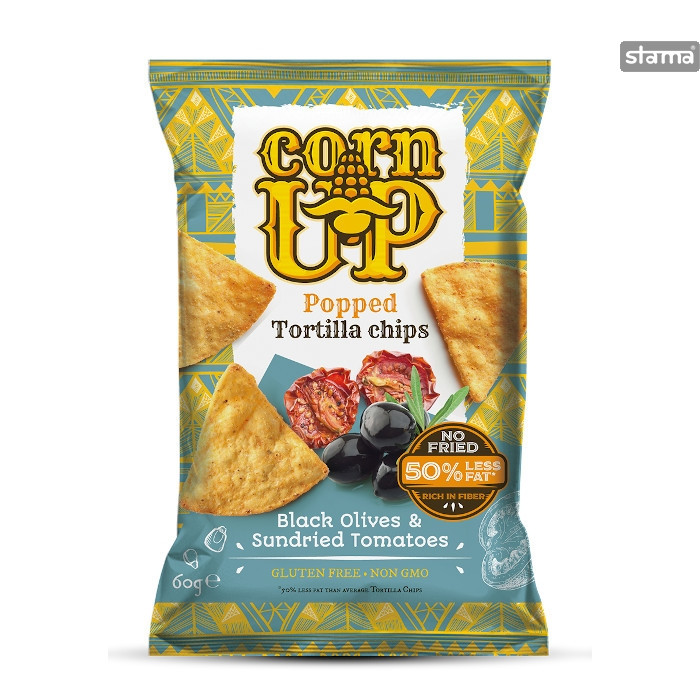 CORN UP TORTILLA CHIPS OLIVABOGYÓ ÍZŰ GM akciós termékkép 1