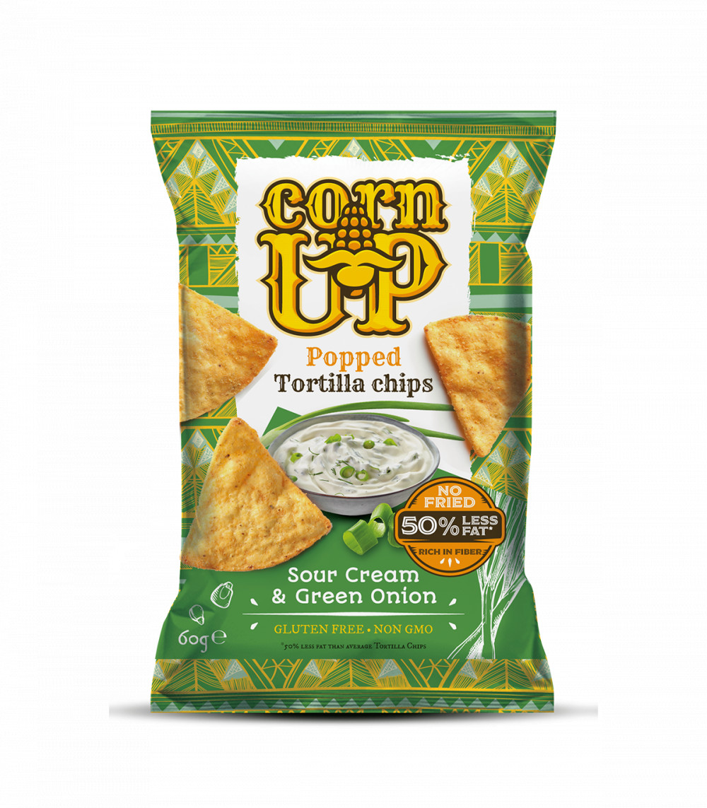 CORN UP TORTILLA CHIPS HAGYM-TEJF.ÍZŰ GM