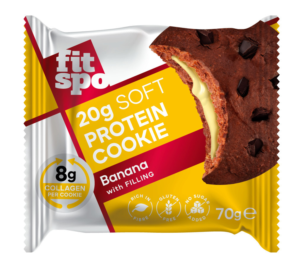 Fitspo protein süti 20g protein, 8g kollagén banán ízesítéssel 70 g akciós termékkép 1