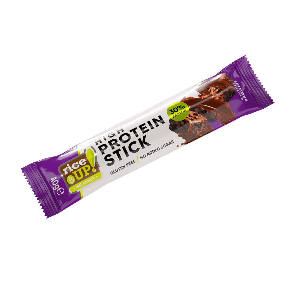 Rice Up fehérjeszelet csokis brownie ízű hcn 40 g akciós termékkép 1