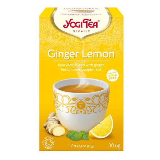 Yogi bio tea citromos gyömbér 17x1,8g 31 g akciós termékkép 1