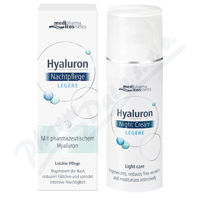 Medipharma hyaluron légere éjszakai arckrém 50 ml
