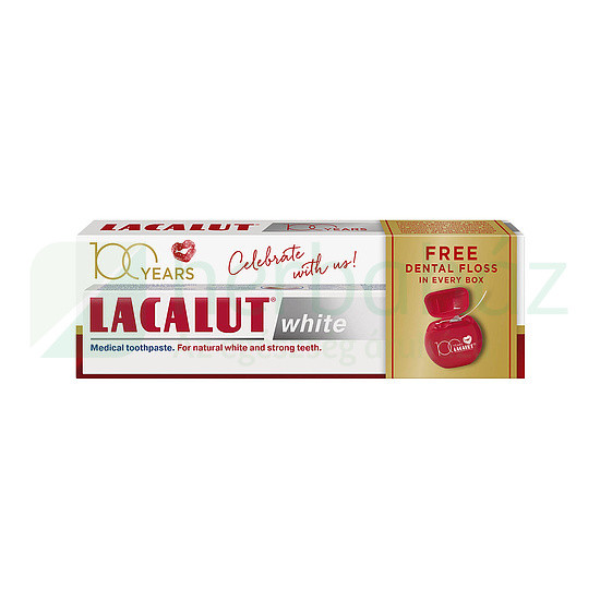 Lacalut fogkrém white fogselyemmel 75 ml akciós termékkép 1