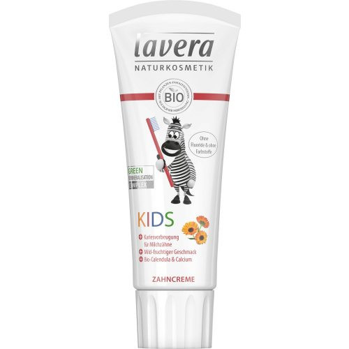 Lavera basis sensitive bio gyerekfogkrém körömvirág-kálcium 75 ml akciós termékkép 1