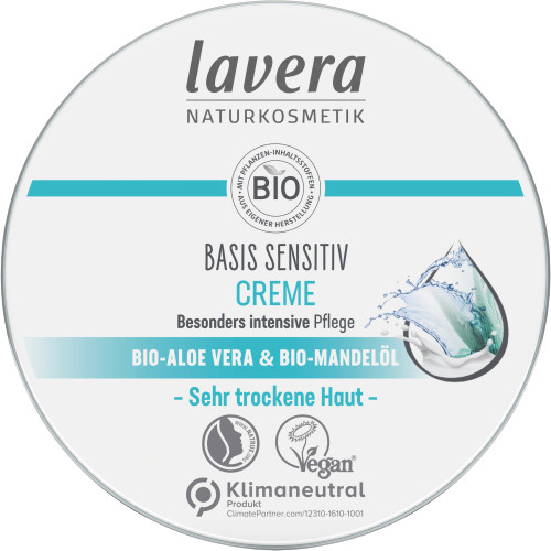 Lavera basis bio aloe vera-mandula mindentudó krém 150 ml akciós termékkép 1