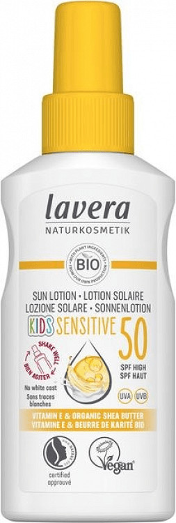 Lavera bio sun napvédő spray gyerek spf50 100 ml akciós termékkép 1