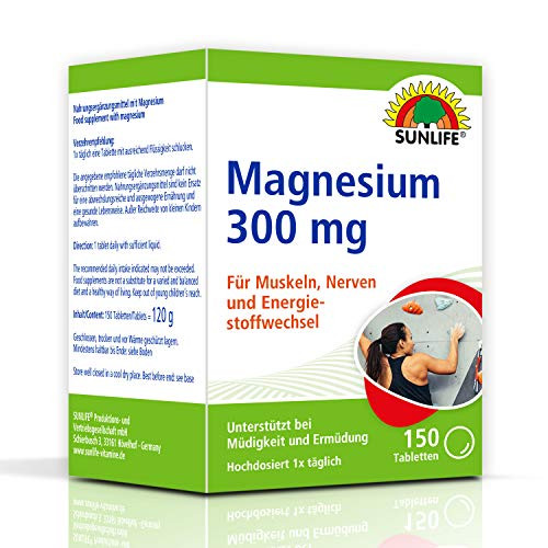 Sunlife magnézium 300mg tabletta 150db