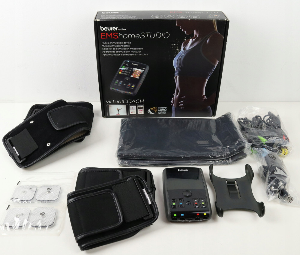 Beurer EM 95 EMS homeSTUDIO + mandzsetta 2db S + 2db M EMS sport