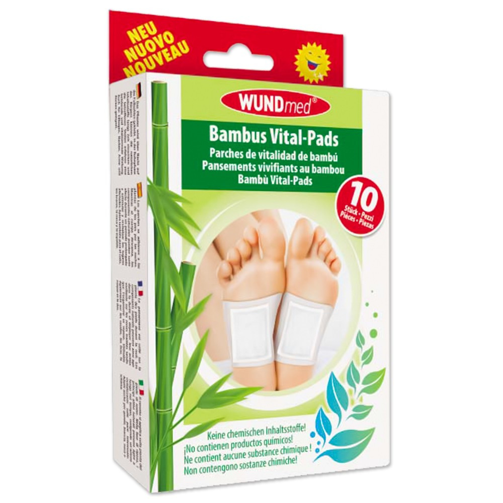 WUNDmed® Vital-Pads Bambusové náplasti na chodidlá (10ks)