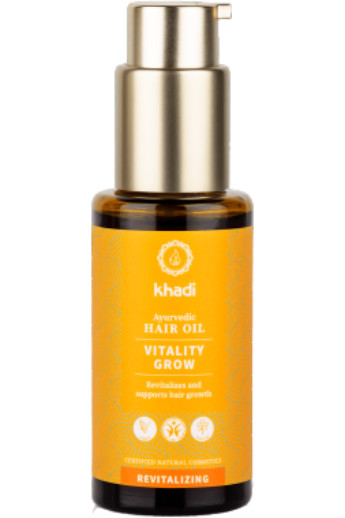 Khadi VITALITY GROW Ayurvédikus hajolaj akciós termékkép 1