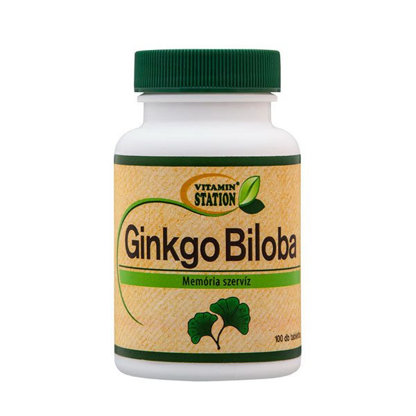 Vitamin Station ginkgo biloba tabletta 100 db