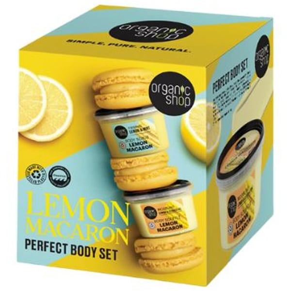Organic Shop Lemon macaron fusion testápoló szett