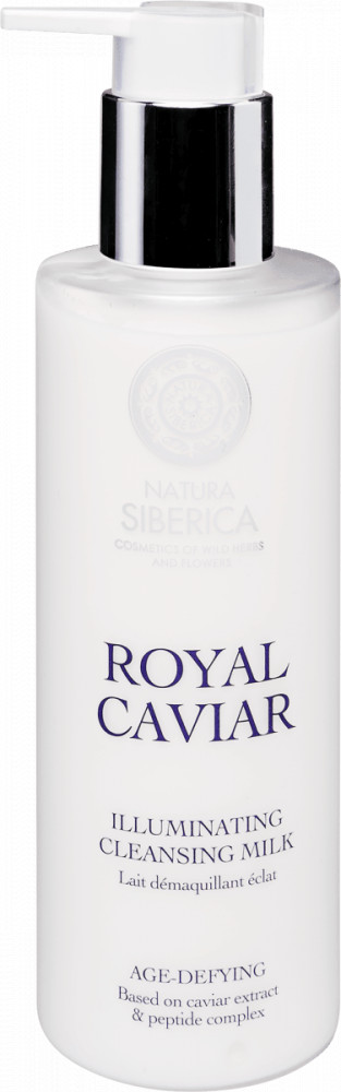 Natura Siberica Royal Caviar Ragyogást adó arctisztító tej