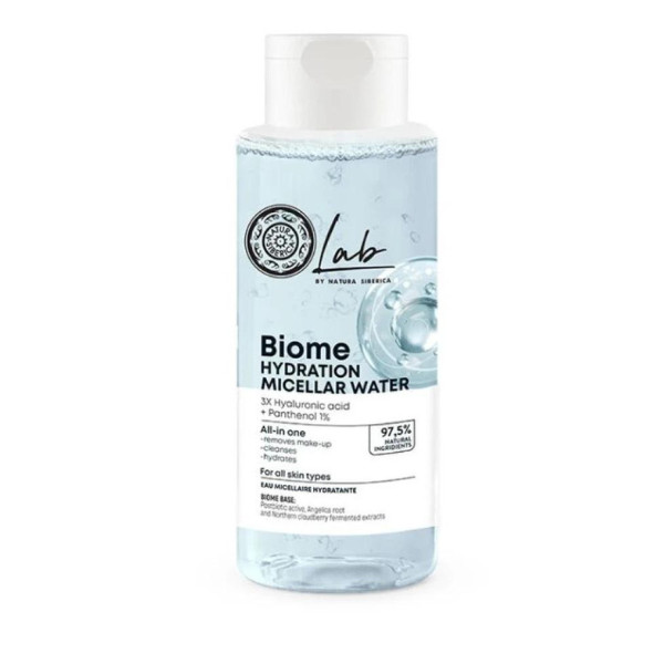Natura Siberica Lab Biome Hidratáló Micellás víz Hialuronsav + B5 Panthenol