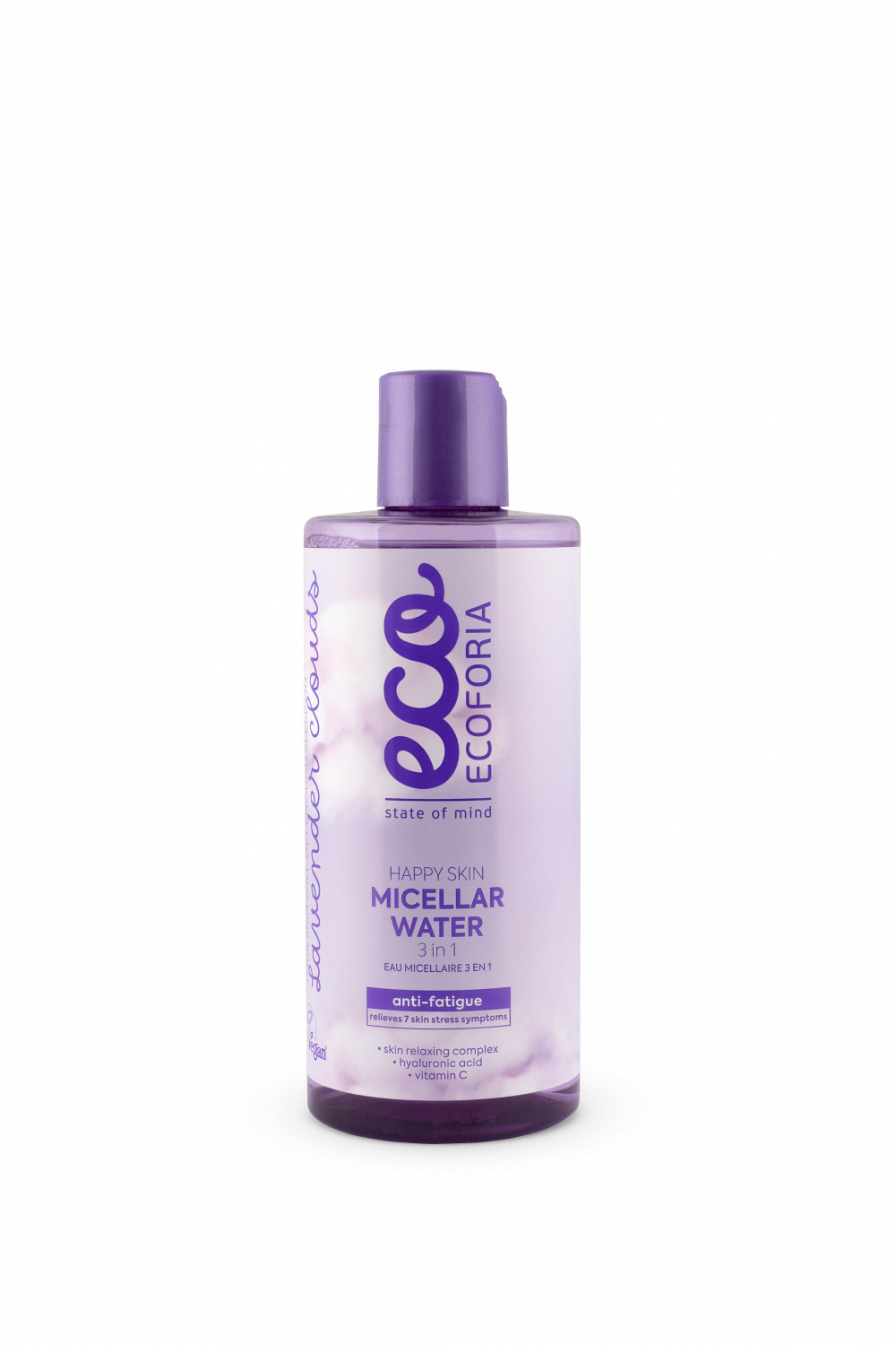 Ecoforia 3 in 1 Micellás víz levendulával 300ml