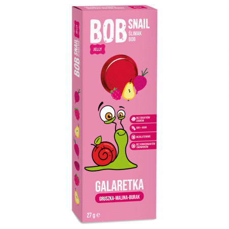 BOB-SNAIL GY.ZSELÉ KÖRTE-MÁLNA-CÉKLA 27G