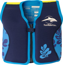 Konfidence Jackets™ gyermek úszómellény - NAVY BLUE Rugalmas neoprén anyagú úszómellény 8 kivehető úszószivaccsal
