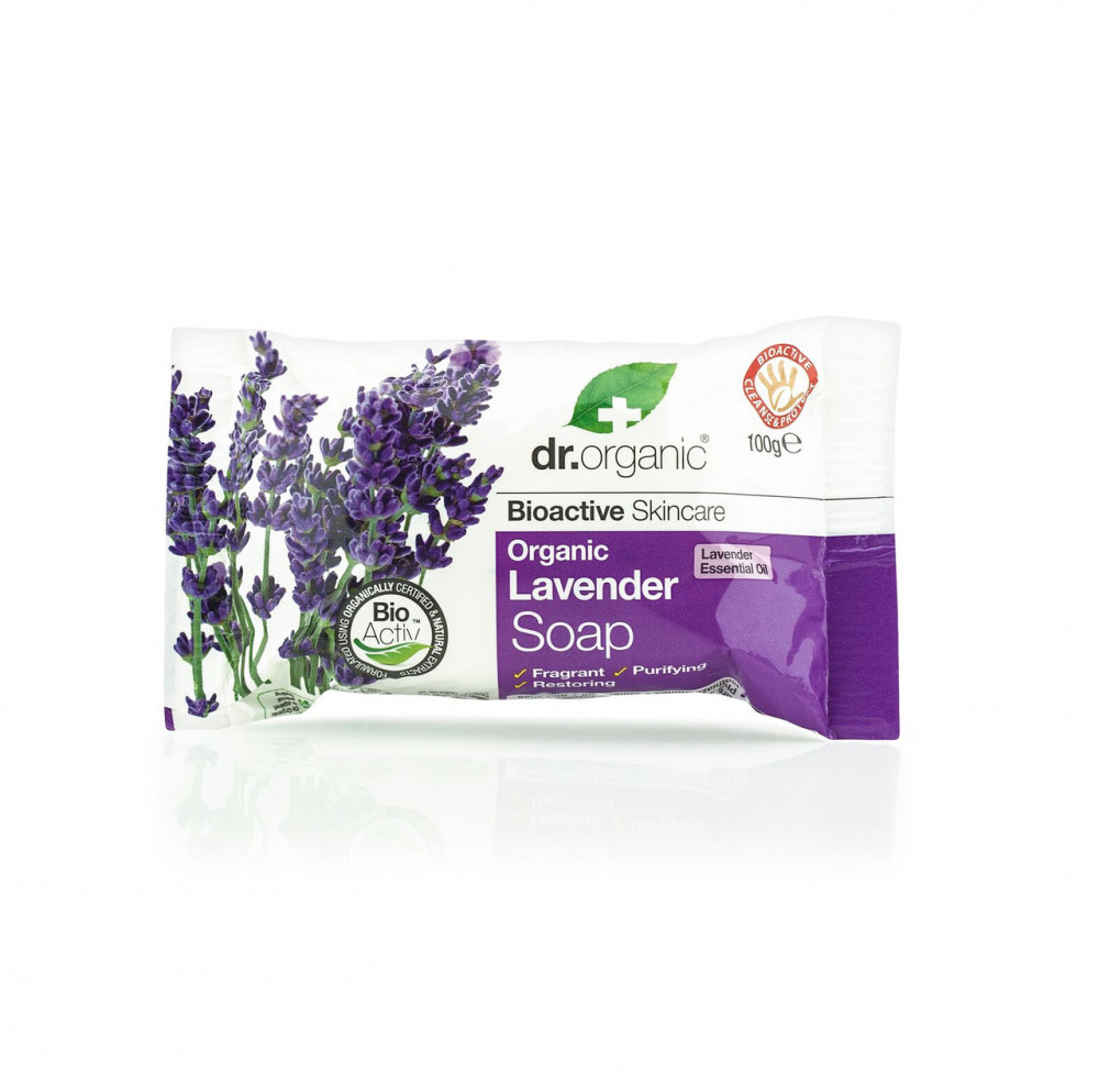 Dr.organic bio levendula szappan 100 g akciós termékkép 1