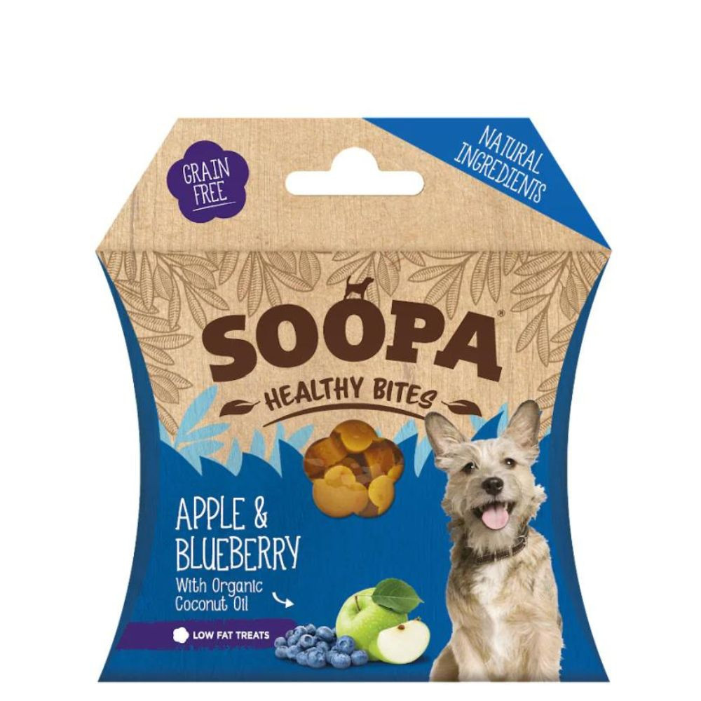 Soopa healthy bites vegán jutalomfalat alma és kékáfonya 50 g