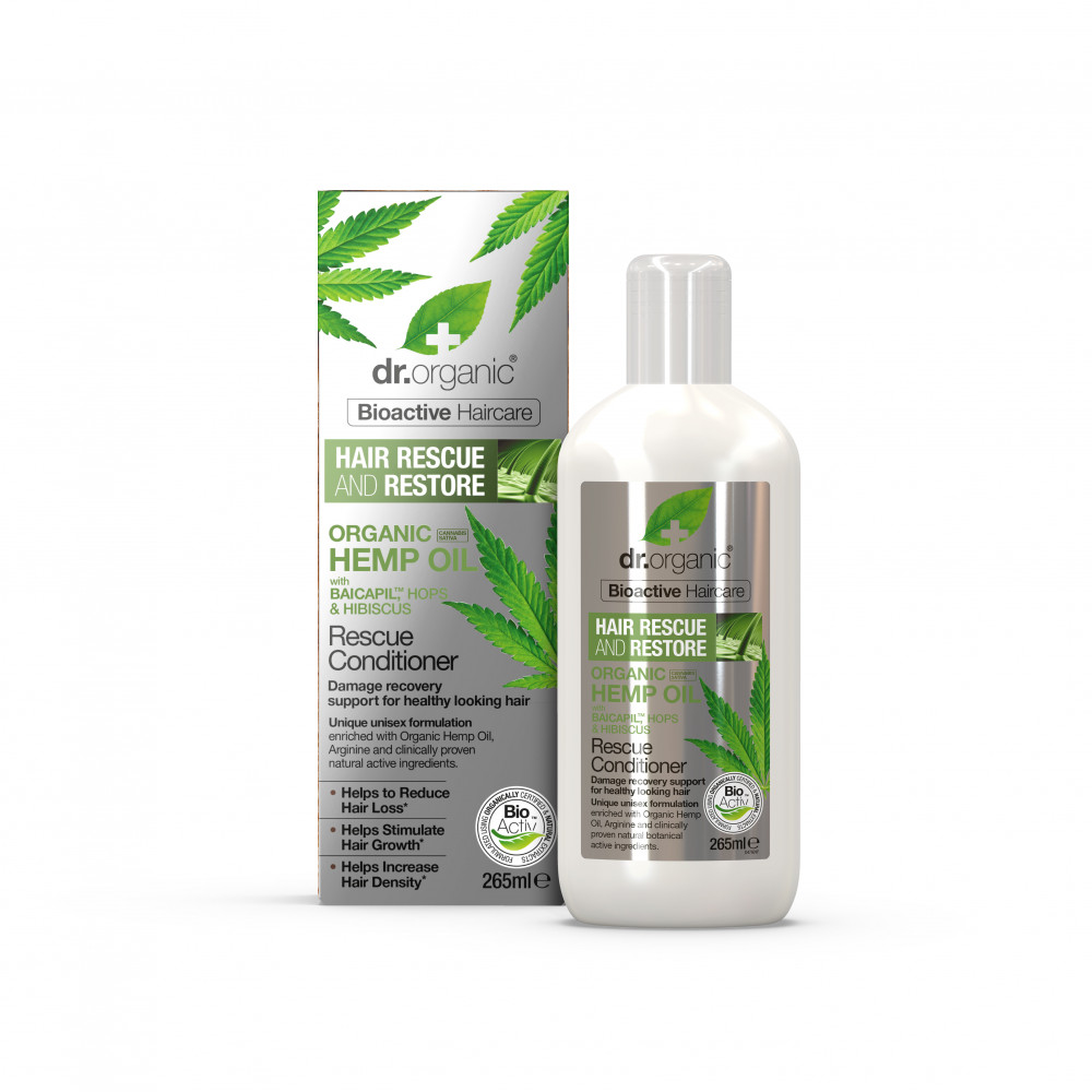 dr.Organic Hajserkentő kondicionáló BaicapilTM formulával 265ml akciós termékkép 1
