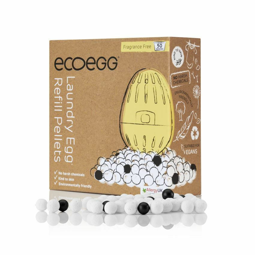 Ecoegg mosótojás utántöltő 50 mosás illatmentes turmalin golyóval 1 db akciós termékkép 1