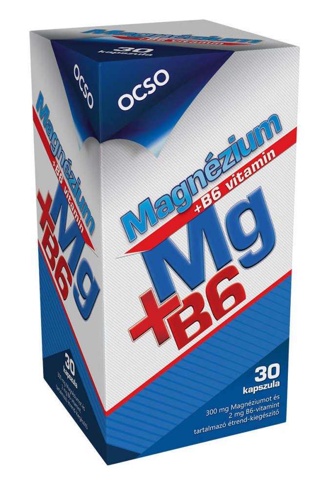 OCSO MAGNÉZIUM+B6 VITAMIN KAPSZULA 30DB