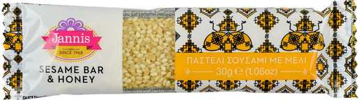 JANNIS SZEZÁMMAGOS SZELET MÉZES 30G