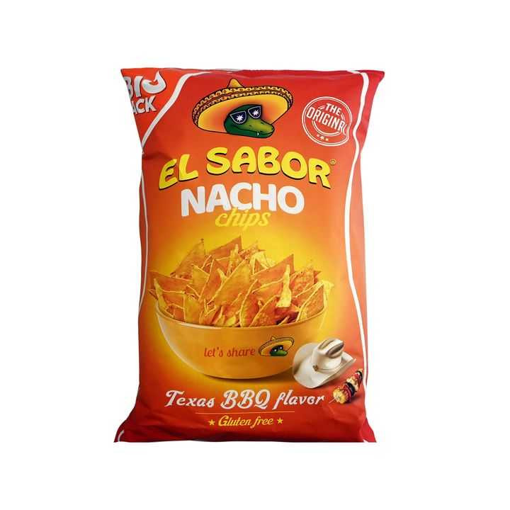 El sabor big nacho chips gluténmentes sós 180 g