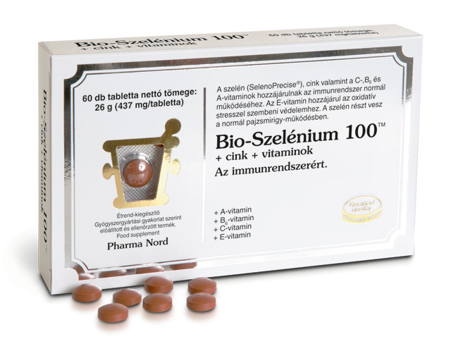 Bio-Szelénium 100+cink+vitaminok tabletta 60 db