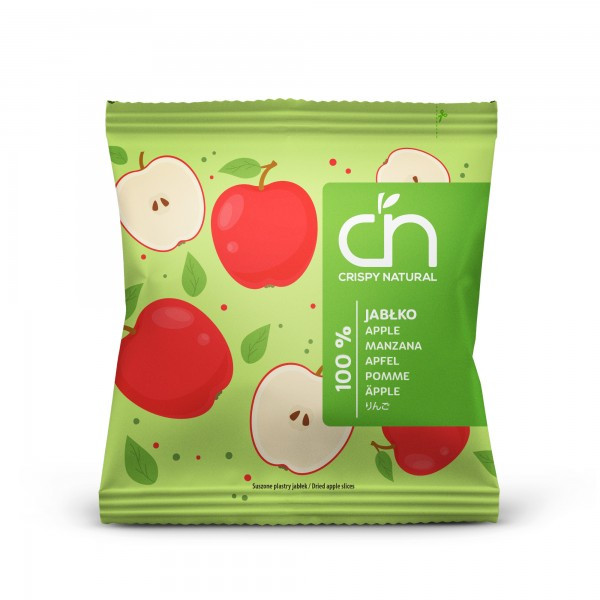 Crispy natural 100% alma szeletek 18 g akciós termékkép 1