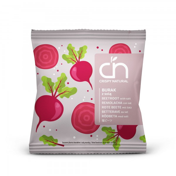 Crispy natural 100% cékla szeletek 18 g akciós termékkép 1