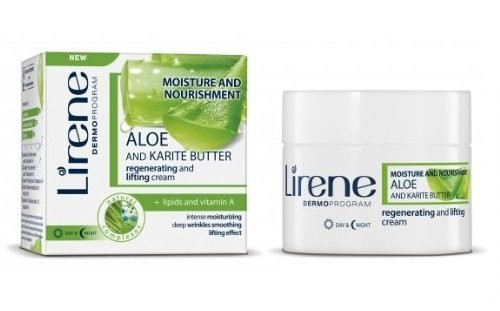 LIRENE ARCKRÉM REGENERÁLÓ ALOE-SHEAVAJ 50 ml akciós termékkép 1